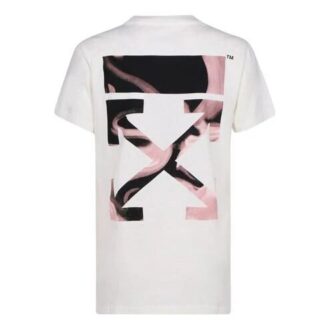 Off-White SS21 Back Arrow Cotton Short Sleeve White