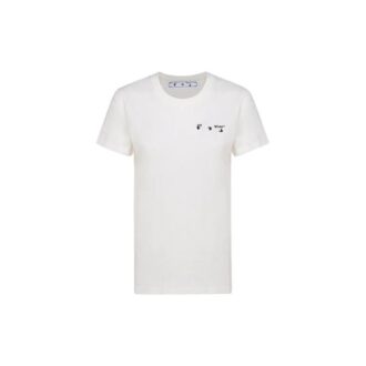 Off-White SS21 Back Arrow Cotton Short Sleeve White