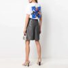 Off-White SS21 Floral Printing Short Sleeve Slim Fit Version White