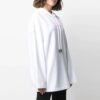 Off-White SS21 Logo Printing Hoodie Version White
