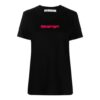 Off-White SS21 Logo Printing Round Neck Short Sleeve Slim Fit Black T-Shirt