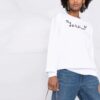 Off-White SS21 Logo Printing Swea White
