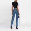 Off-White SS21 logo Round Neck Short Sleeve Slim Fit Black T-Shirt