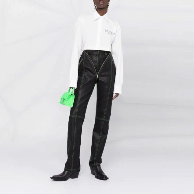 Off-White SS21 Long-Sleeved Shirt White