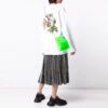 Off-White SS21 Pattern Printing Loose Round Neck Long Sleeves White Hoodie