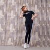 Off-White SS21 Printing Logo Tops Short Sleeve Slim Fit Version Black