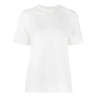 Off-White SS21 Solid Color Round Neck Pullover Short Sleeve Ordinary Version White