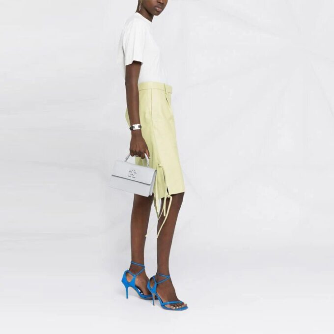 Off-White SS21 Solid Color Round Neck Pullover Short Sleeve Ordinary Version White