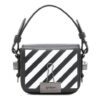 Off-White Stripe Mini shoulder bag Black/White