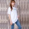 Off-White Tomboy Rainbow Logo Printing Short Sleeve Slim Fit White T-Shirt