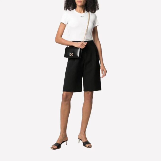 Off-White Twist Jitney 0.5 Shoulder Bag “Black”