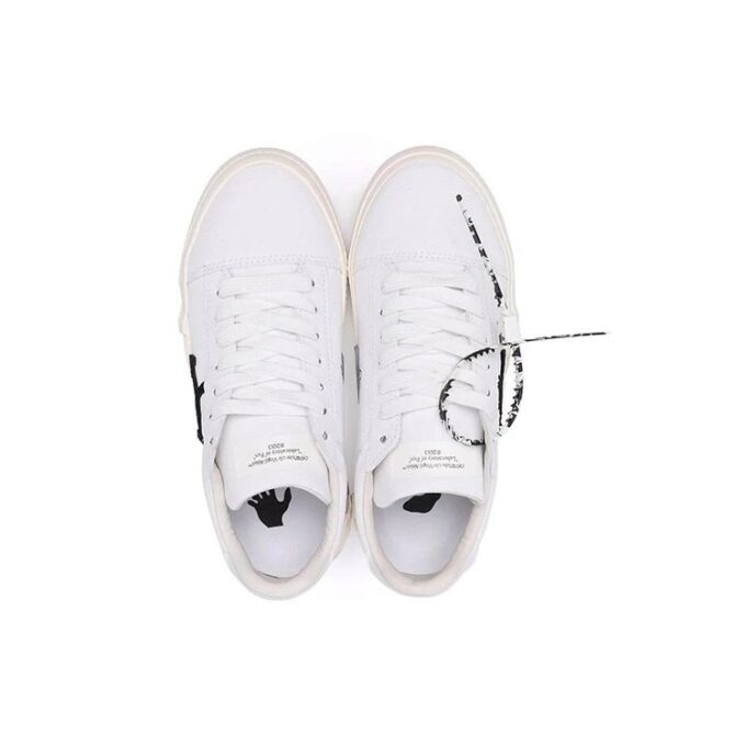 Off-White Vulc Eco Canvas Low Sneaker “White Black”