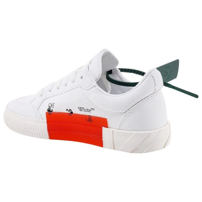 Off-White Vulc Low Canvas Sneaker “White Black Orange”