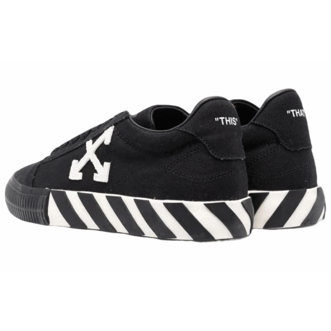 Off-White Vulcanized low-top Sneakers “White Black “