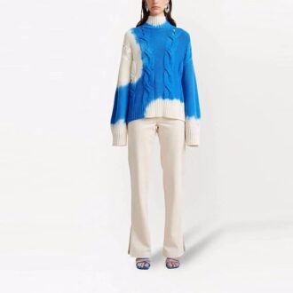 Off-White Wool Sweater “Blue White”