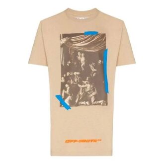 Off-White X Browns 50 Caravaggio T-shirt “Khaki Brown”