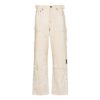 Off-White x Browns 50 Carpenter Mens Retro Loose Causal White Trousers