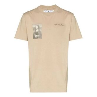 Off-White x Browns 50 Co-branded Mona Lisa Men Cream Color