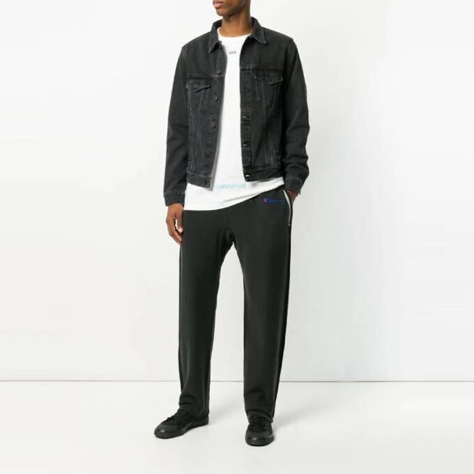 Off-White x Champion Arrows Cotton Logo Sweatpants