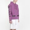 Off-White x Champion logo Sweater Purple