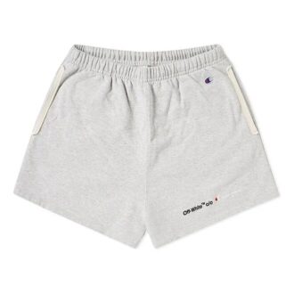 Off-White x Champion Mens Light Grey