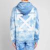 Off-White x END.CHEMICAL WASH Slim Back Arrows Sketch Mens Normal Fit Sweater Tie Dye