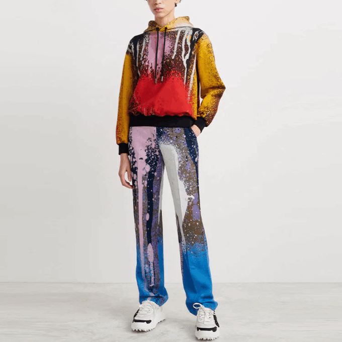 Off-White x Katsu Crossover FW21 Hoodie Red