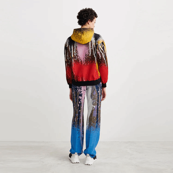 Off-White x Katsu Crossover FW21 Hoodie Red
