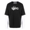Off-White x Katsu Crossover SS21 Alphabet Printing Long Sleeves Ordinary Version Black