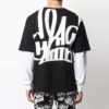 Off-White x Katsu Crossover SS21 Alphabet Printing Long Sleeves Ordinary Version Black