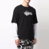 Off-White x Katsu Crossover SS21 Alphabet Printing Long Sleeves Ordinary Version Black