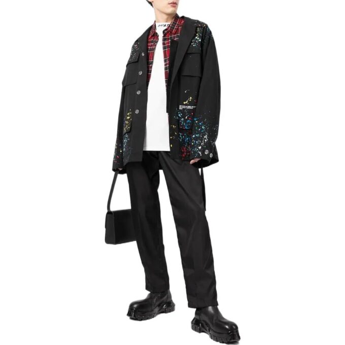 Off-White X Marais Splatter Field jacket “Black”