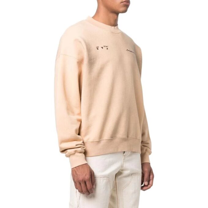 Off-White x Mercedes-Benz Weave Knit Pullover “Autumn Beige”