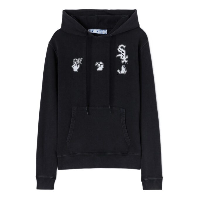 Off-White x MLB x New Era Tripartite Crossover Hoodie “Dark Grey”