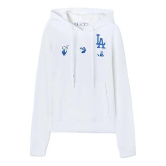 Off-White x MLB x New Era Tripartite Crossover Hoodie “White”