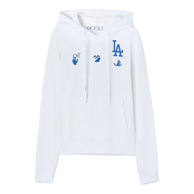 Off-White x MLB x New Era Tripartite Crossover Hoodie “White”