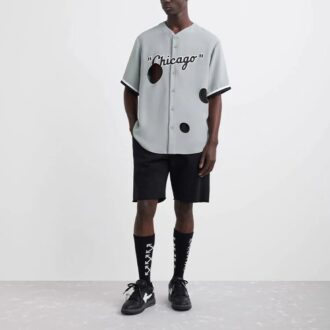 Off-White x New Era x MLB Miami Marlins Shirt “Light Grey Black”
