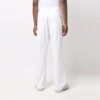 Off-White x Nike Crossover Solid Color Small Logo Printing Straight-Leg Casual Pants/Trousers White
