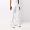 Off-White x Nike Crossover Solid Color Small Logo Printing Straight-Leg Casual Pants/Trousers White