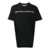 Off-White x Something & Associates Crossover Alphabet Printing Short Sleeve Ordinary Version Unisex Black