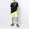 Off-White x Something & Associates Crossover Alphabet Printing Short Sleeve Ordinary Version Unisex Black