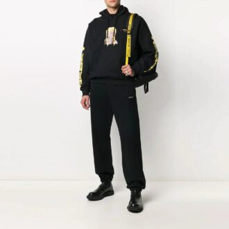 Off-White x Theophilus London Crossover Bebey Printing Casual Cozy Black