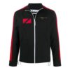 Off-White x Theophilus London Crossover Micro Mark Printing Casual Zipper Sports Jacket Black
