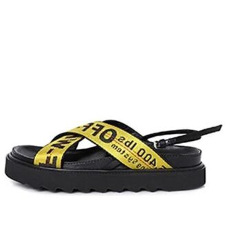 Off-White Yellow Slippers