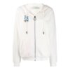 Off-White Zipper hooded Long Sleeves Hoodie Ordinary Version Creamy White