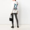 Off-White Zipper hooded Long Sleeves Hoodie Ordinary Version Creamy White
