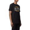 Oil Painting Print Round Neck Short Sleeve T-Shirt “Black”