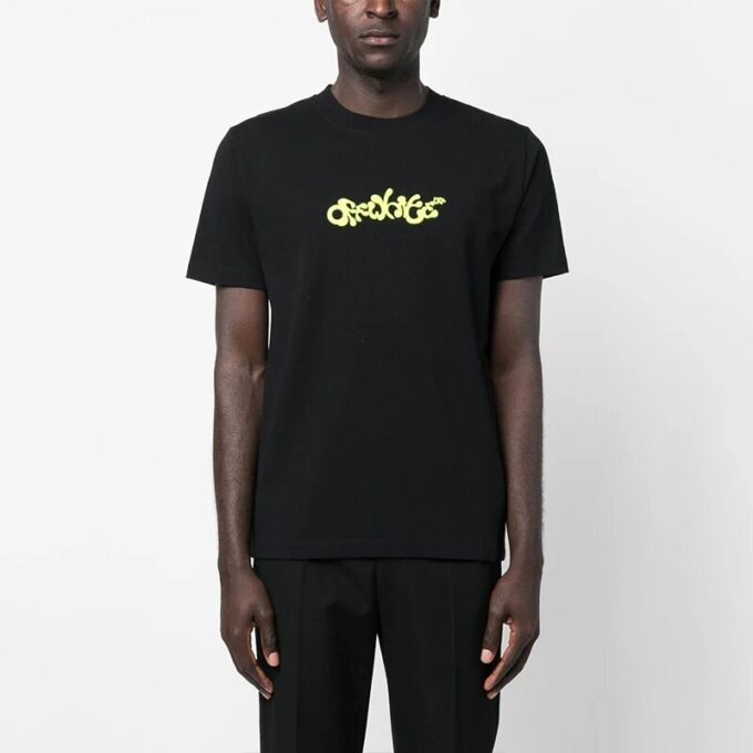 Opposite Arrow Slim Short-Sleeve Tee “Black/Lime”