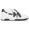 Out Of Office Calf Leather Sneaker “White Black”