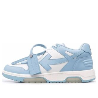 Out Of Office Calf Leather “White Blue”